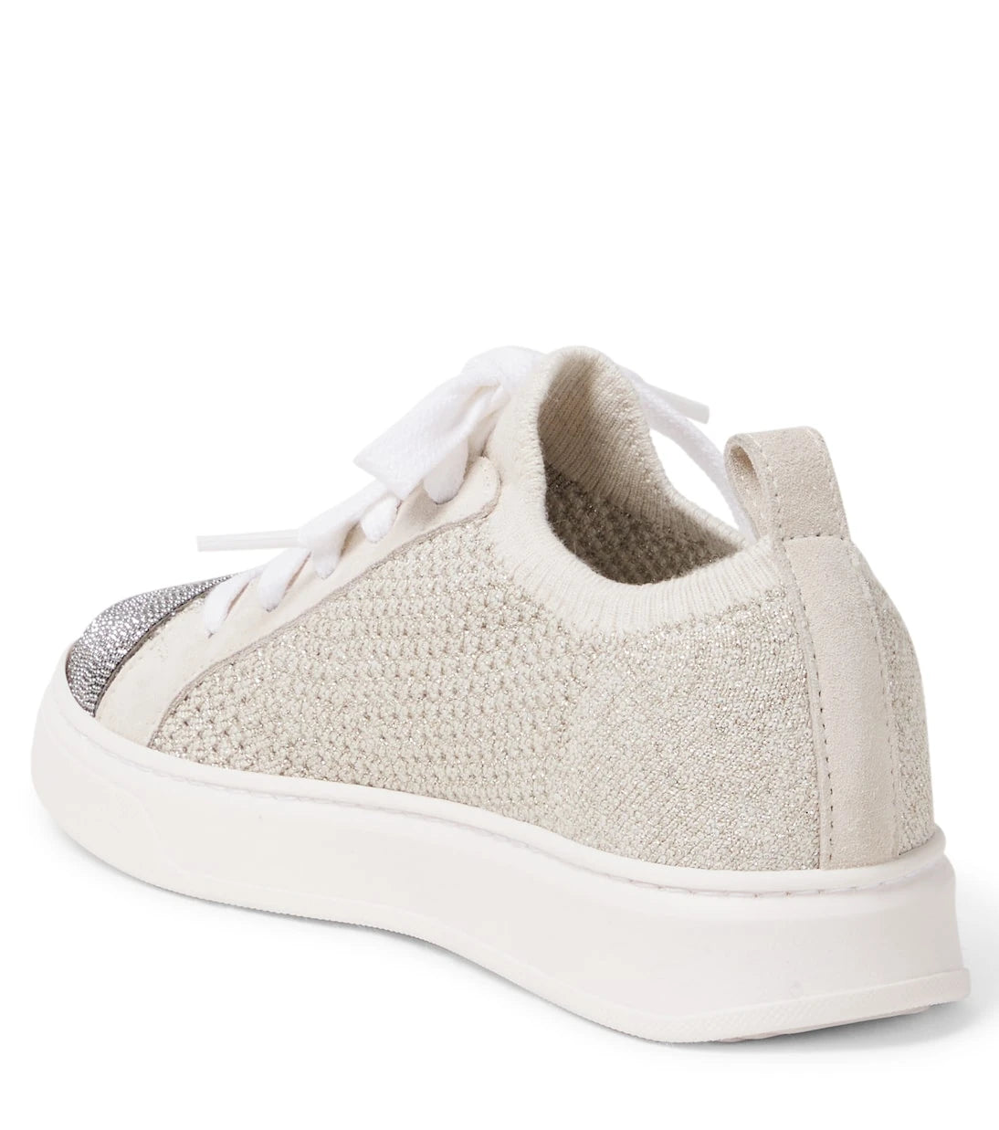 Brunello Cucinelli Kids - Monili knitted sneakers