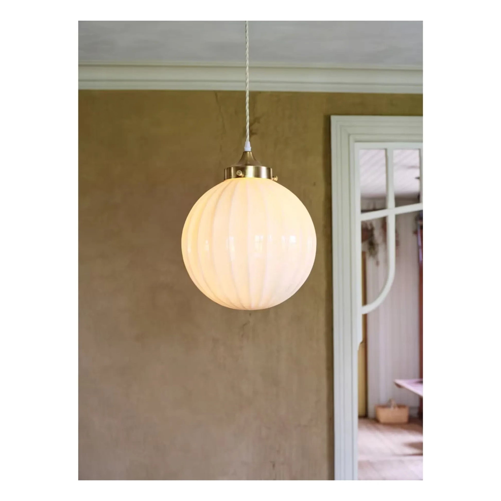 Strömshaga - Marit opal hanging lamp  | Opal colour