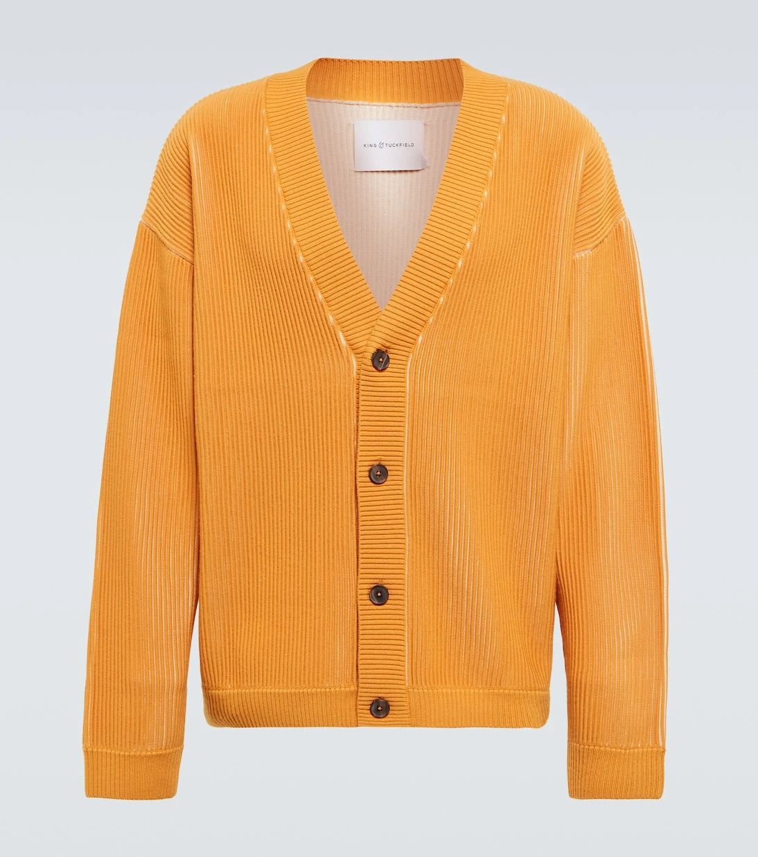 King & Tuckfield - Ribbed wool cardigan