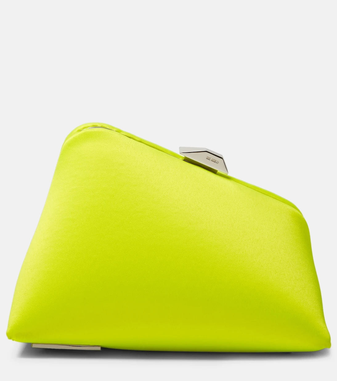 The Attico - Midnight satin clutch