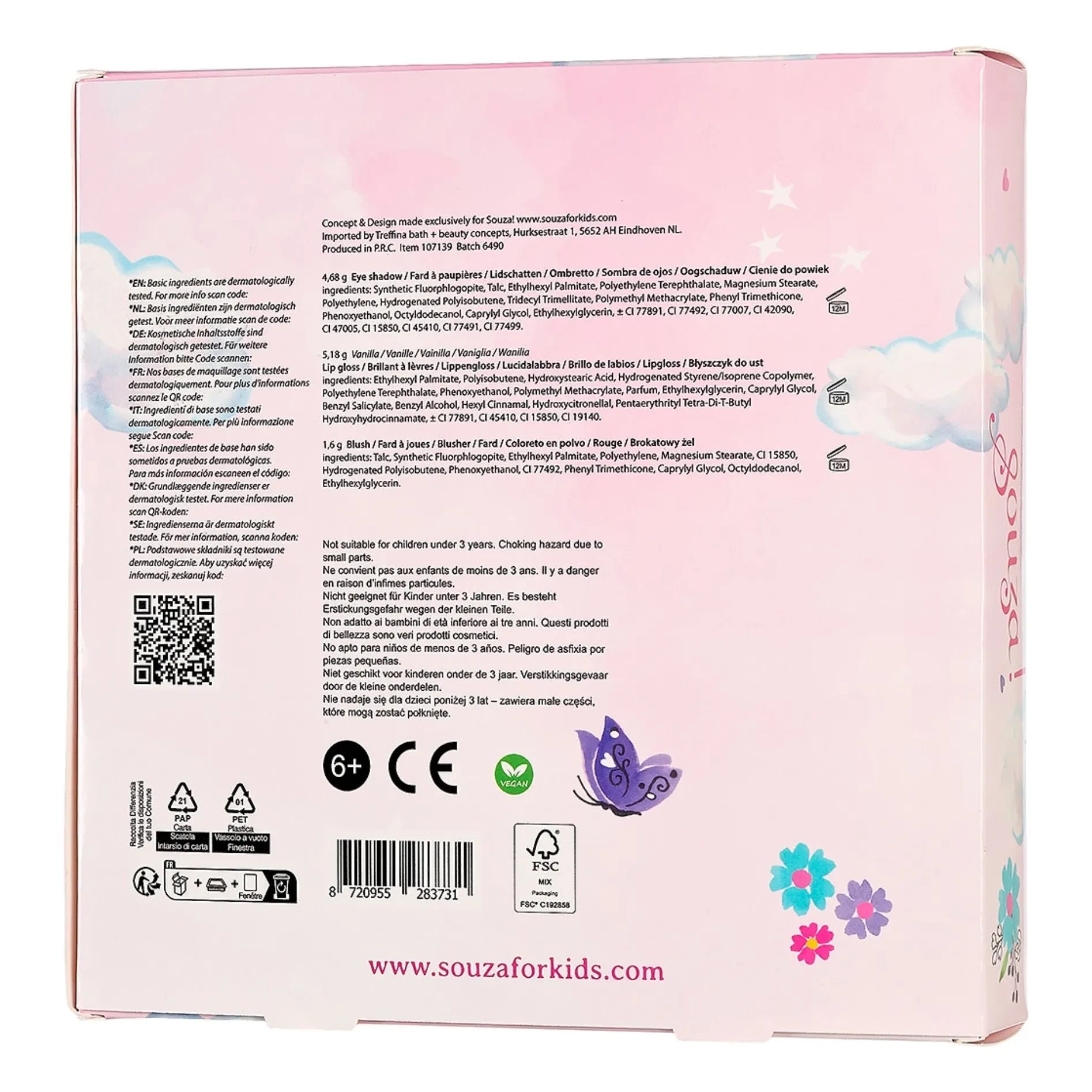 Souza - Children's make-up set Butterfly