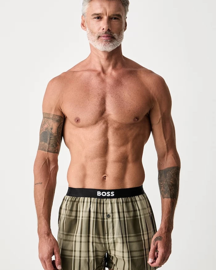BOSS Erkek Pamuk Boxer Shorts EW 2'li