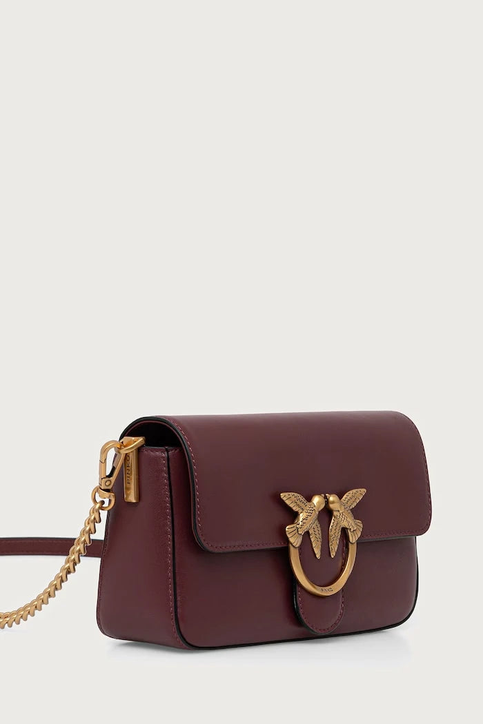 Pinko kadın deri crossbody çanta