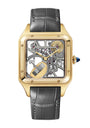 Cartier Large Yellow Gold Santos-Dumont Skeleton Watch 43.5mm