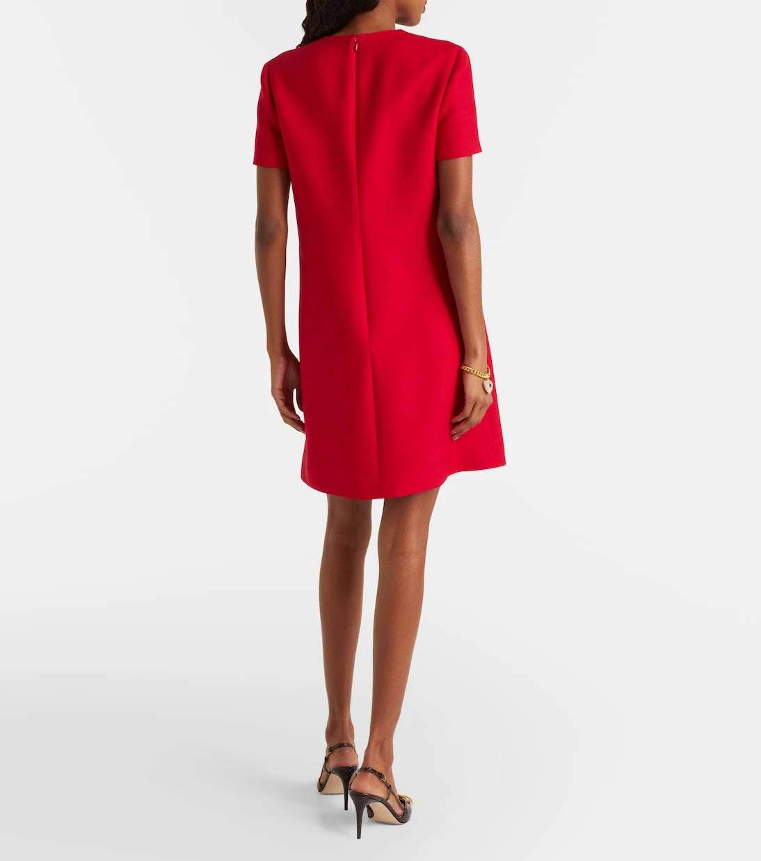 Valentino - Crepe Couture VGold minidress