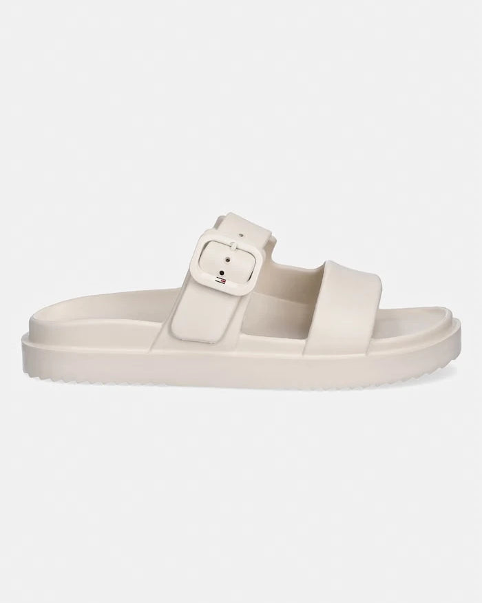 Tommy Hilfiger Kadın Terlik TH LIGHT DOUBLE STRAP SANDAL