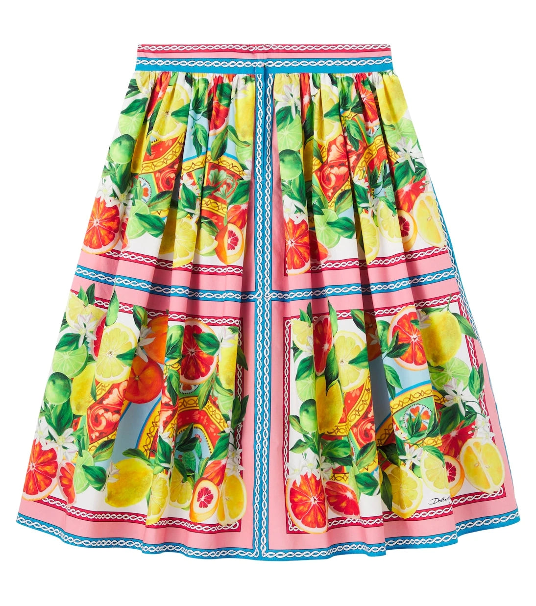 Dolce&Gabbana Kids - Taormina printed cotton skirt
