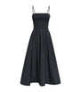 Maje Black Strapless Midi Dress