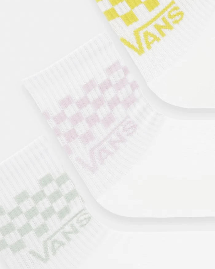 Vans Çocuk Çorapları Classic Check Crew 3’lü