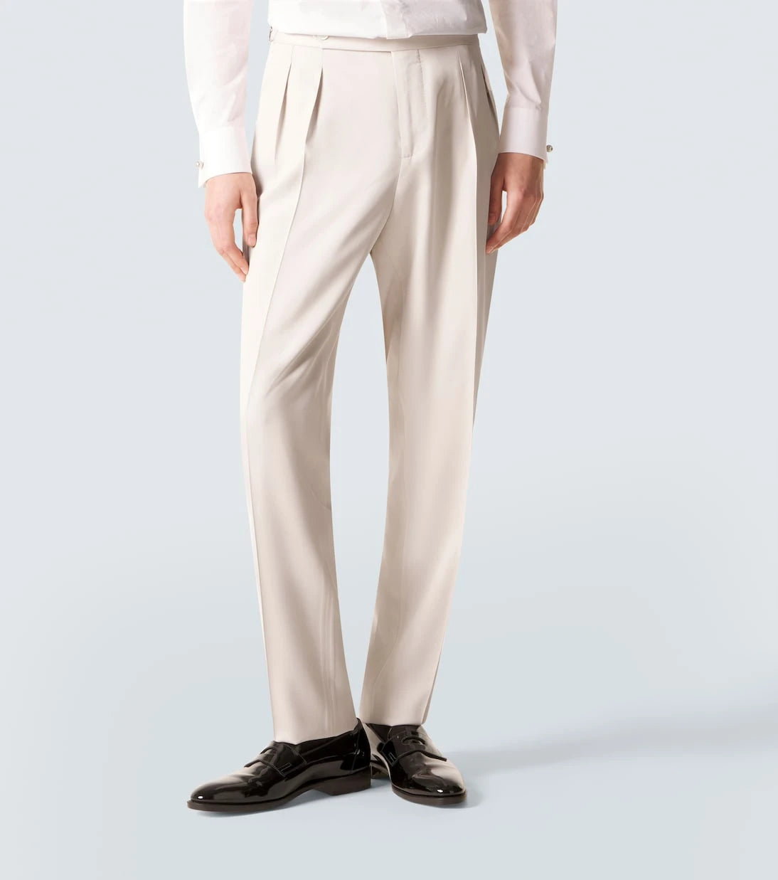 Brunello Cucinelli - Silk straight pants