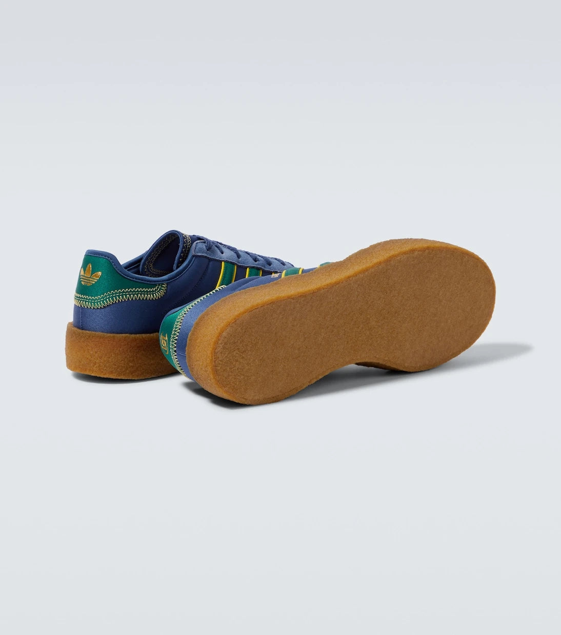 Adidas - x Clot Gazelle suede-trimmed sneakers