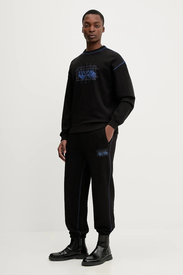 Pamuklu spor pantolon Hugo Blue Notharos