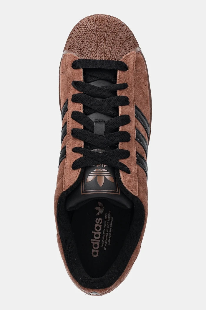 Велурени маратонки adidas Originals Superstar II