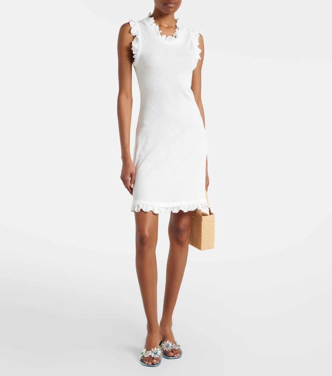 Loewe - Paula's Ibiza cotton-blend minidress