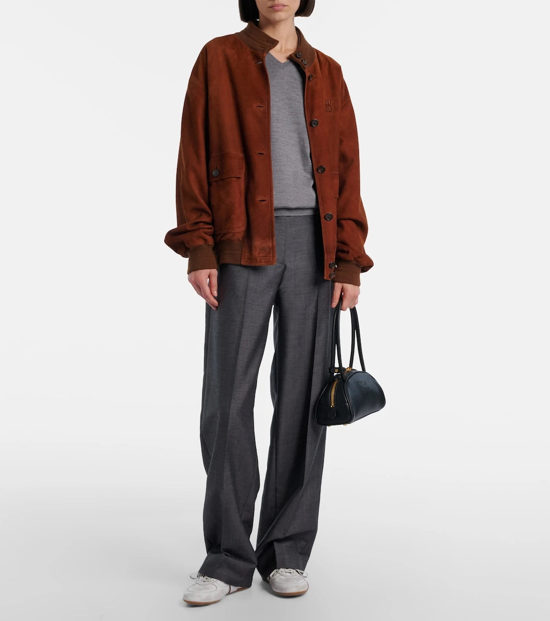 Miu Miu - Beau Small leather bowling bag