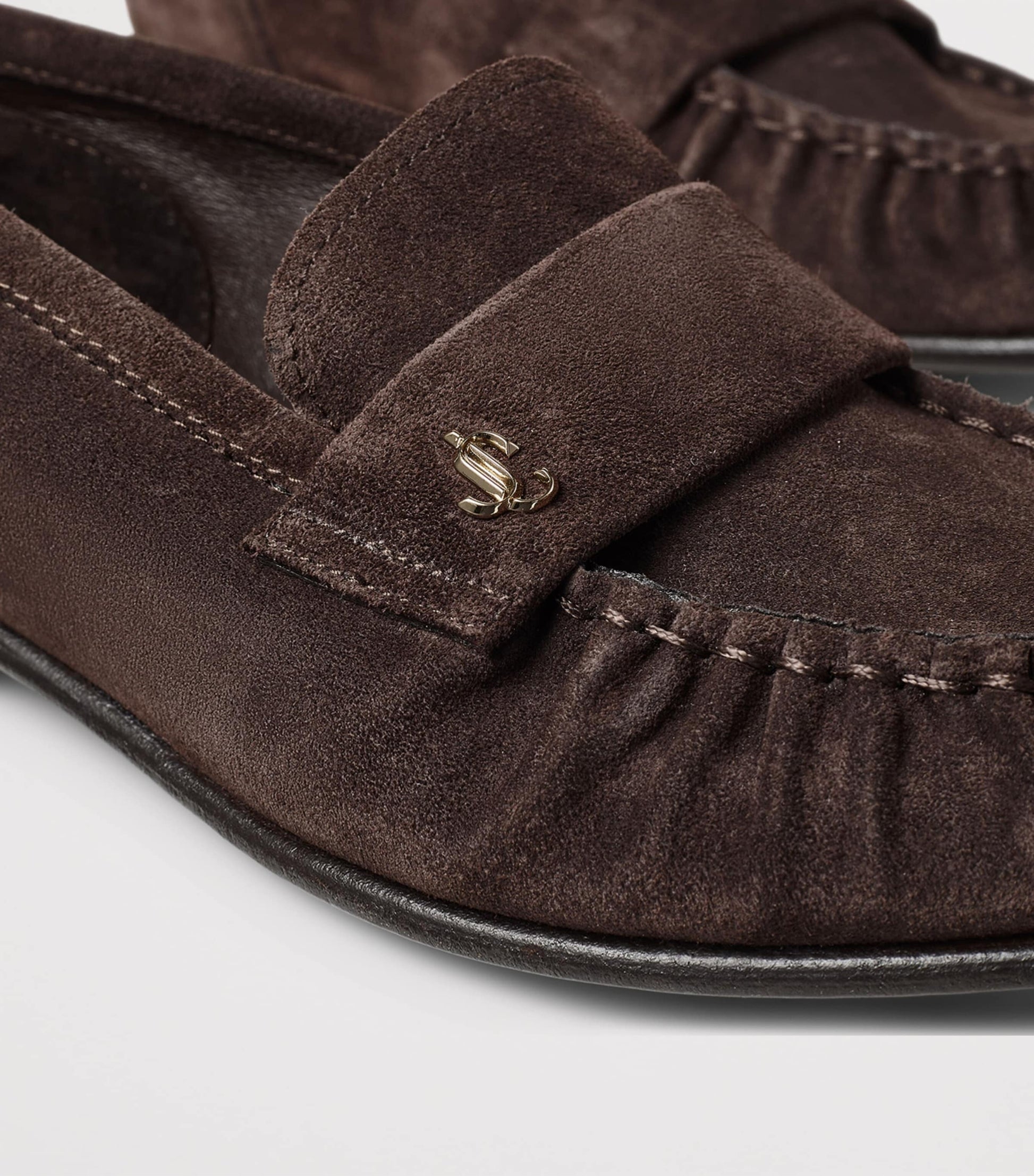 Brown Ellis Suede Loafers