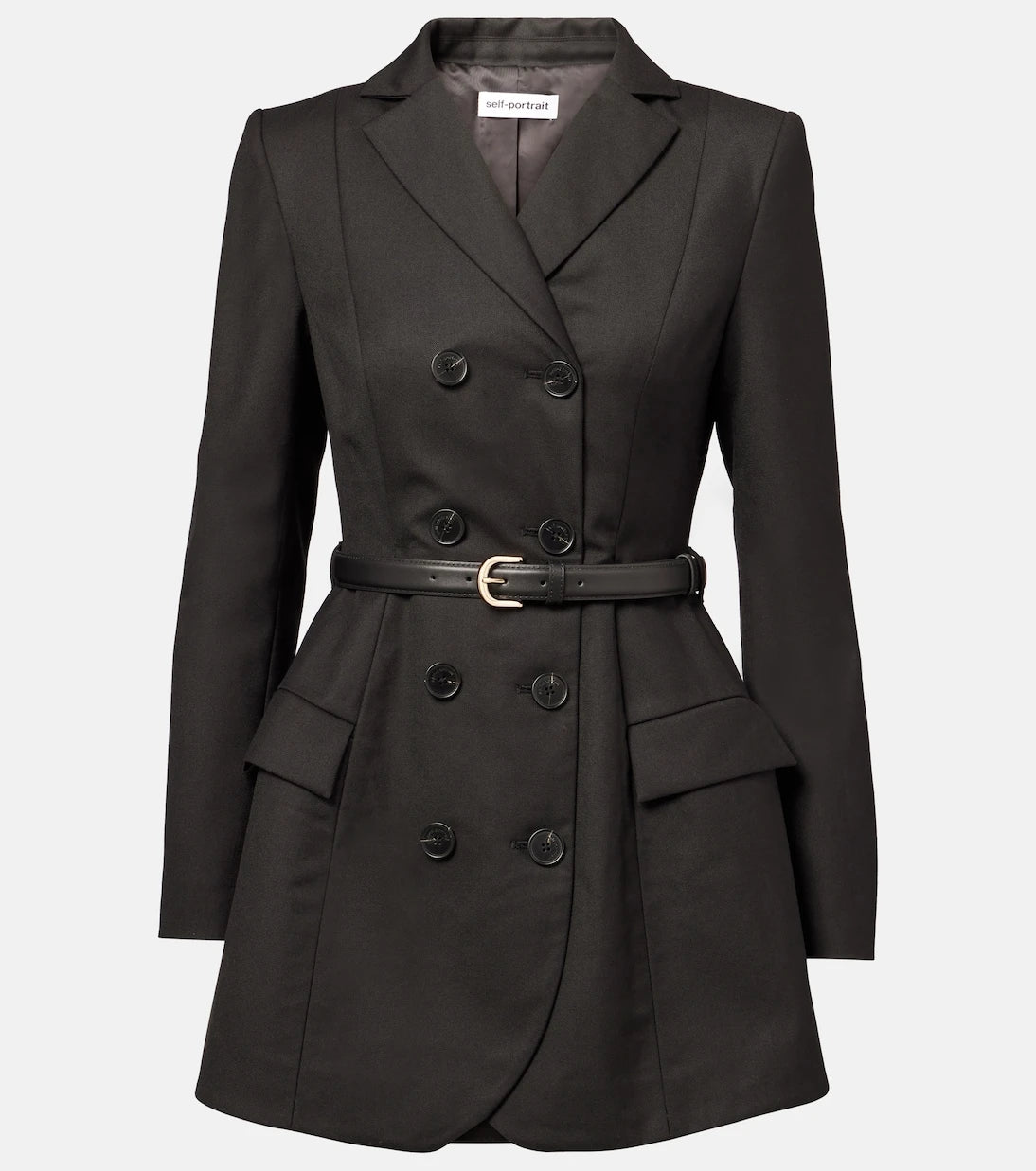 Self-Portrait - Belted blazer dress