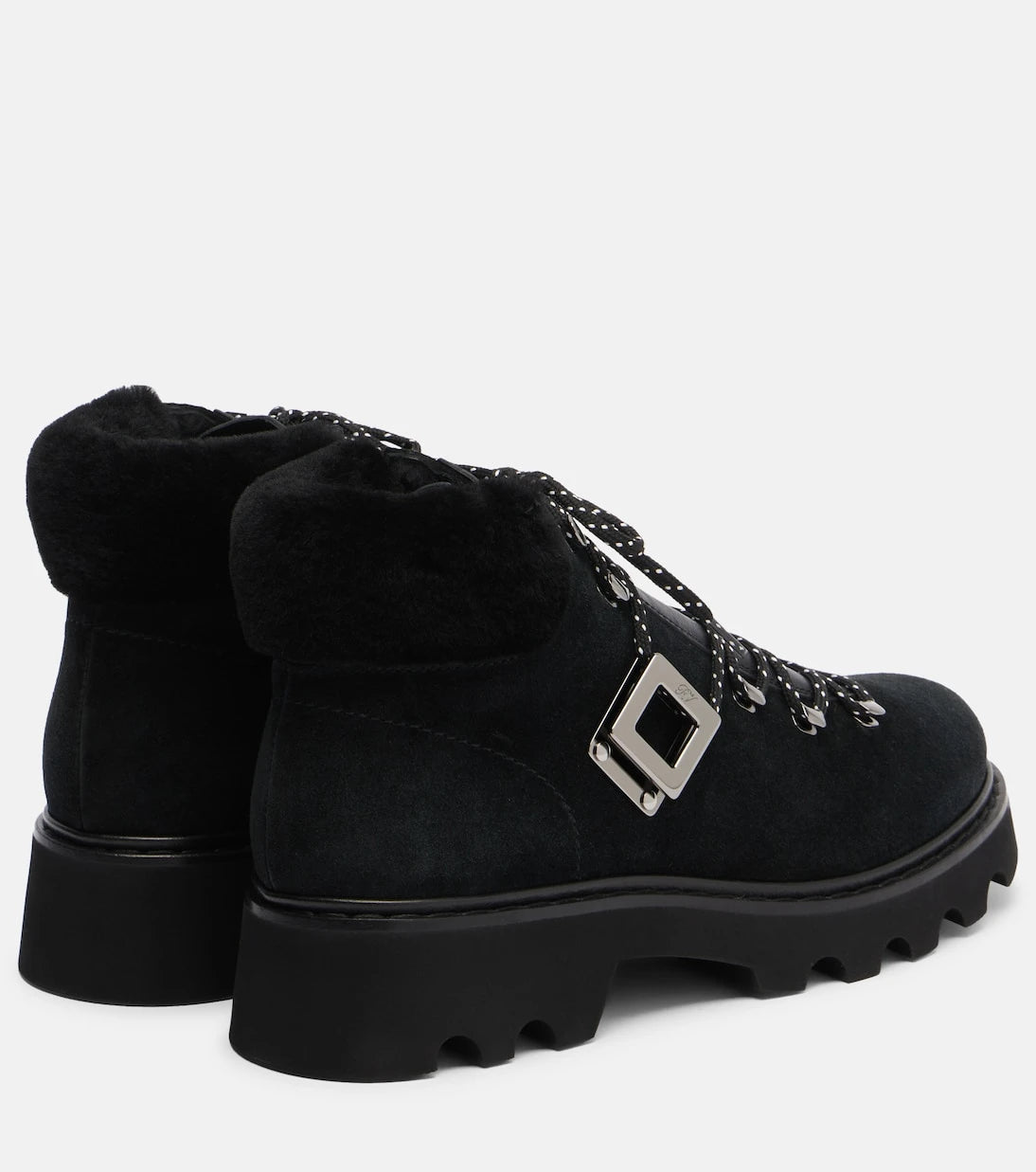 Roger Vivier - Viv' Rangers suede lace-up boots