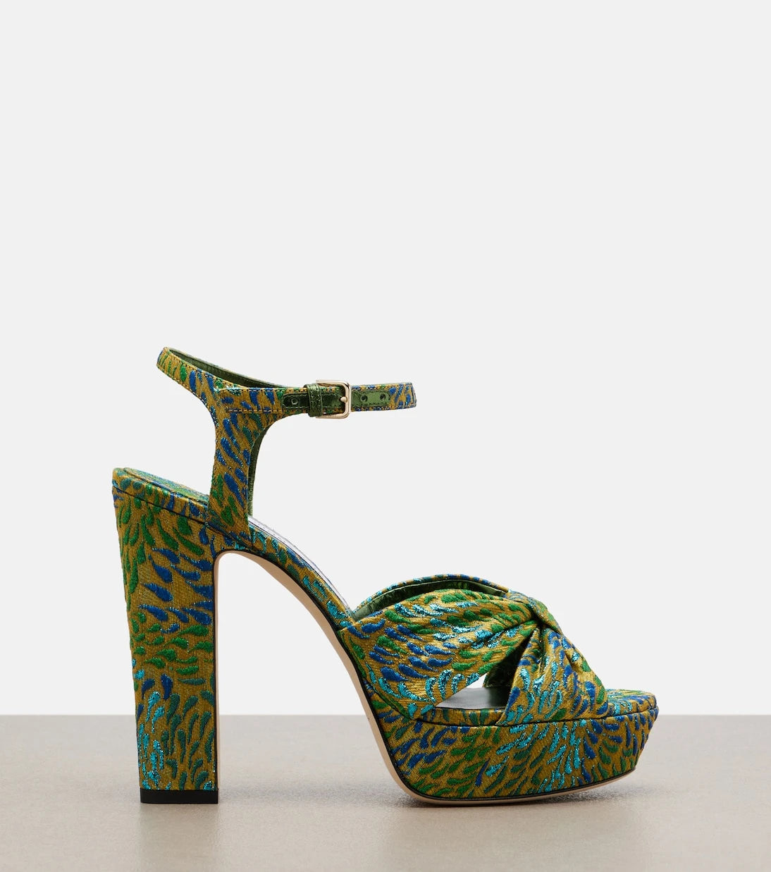 Jimmy Choo - Heloise brocade platform sandals
