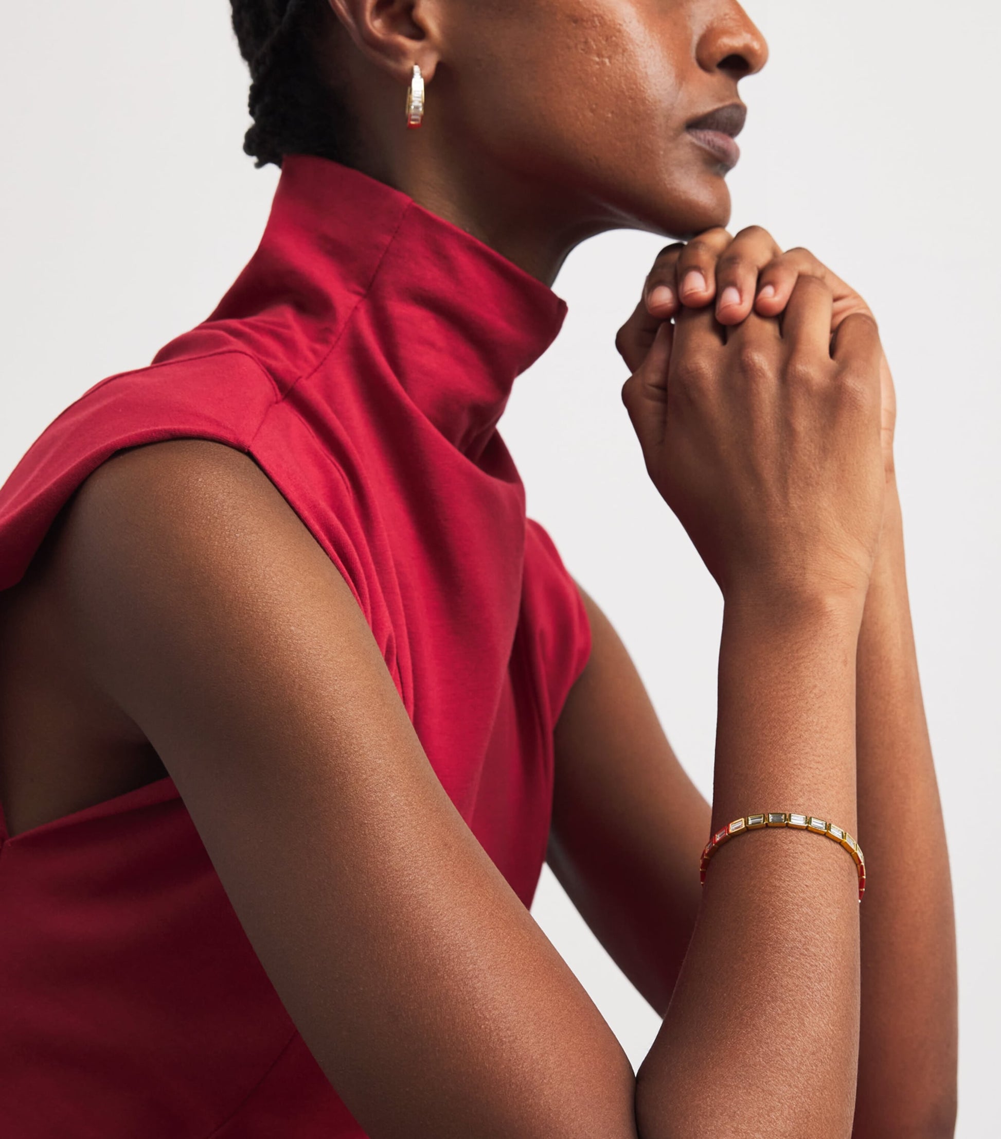 Yellow Gold and Diamond Bunny Bracelet