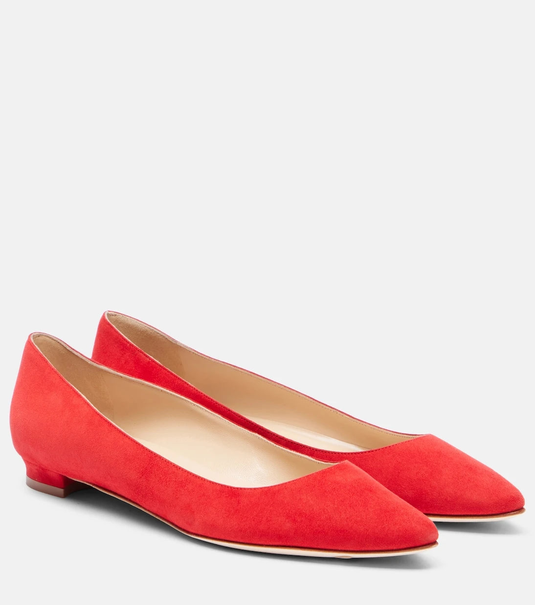 Manolo Blahnik - BB suede ballet flats