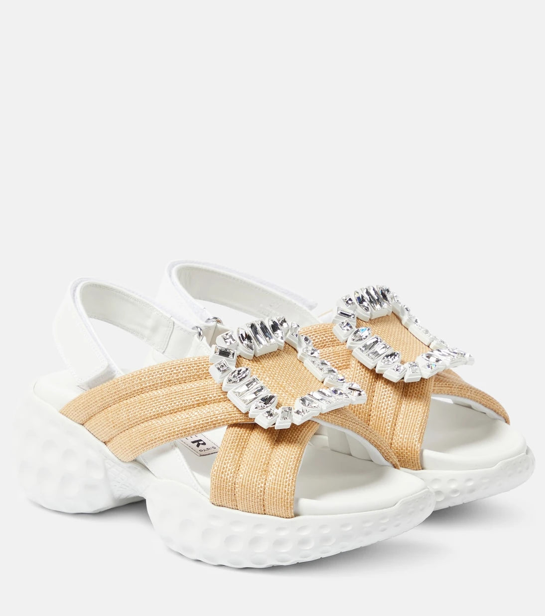 Roger Vivier - Viv' Run Light Strass Buckle sandals