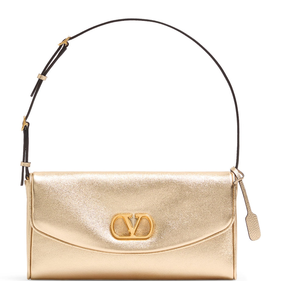 Small Leather DeVain Shoulder Bag