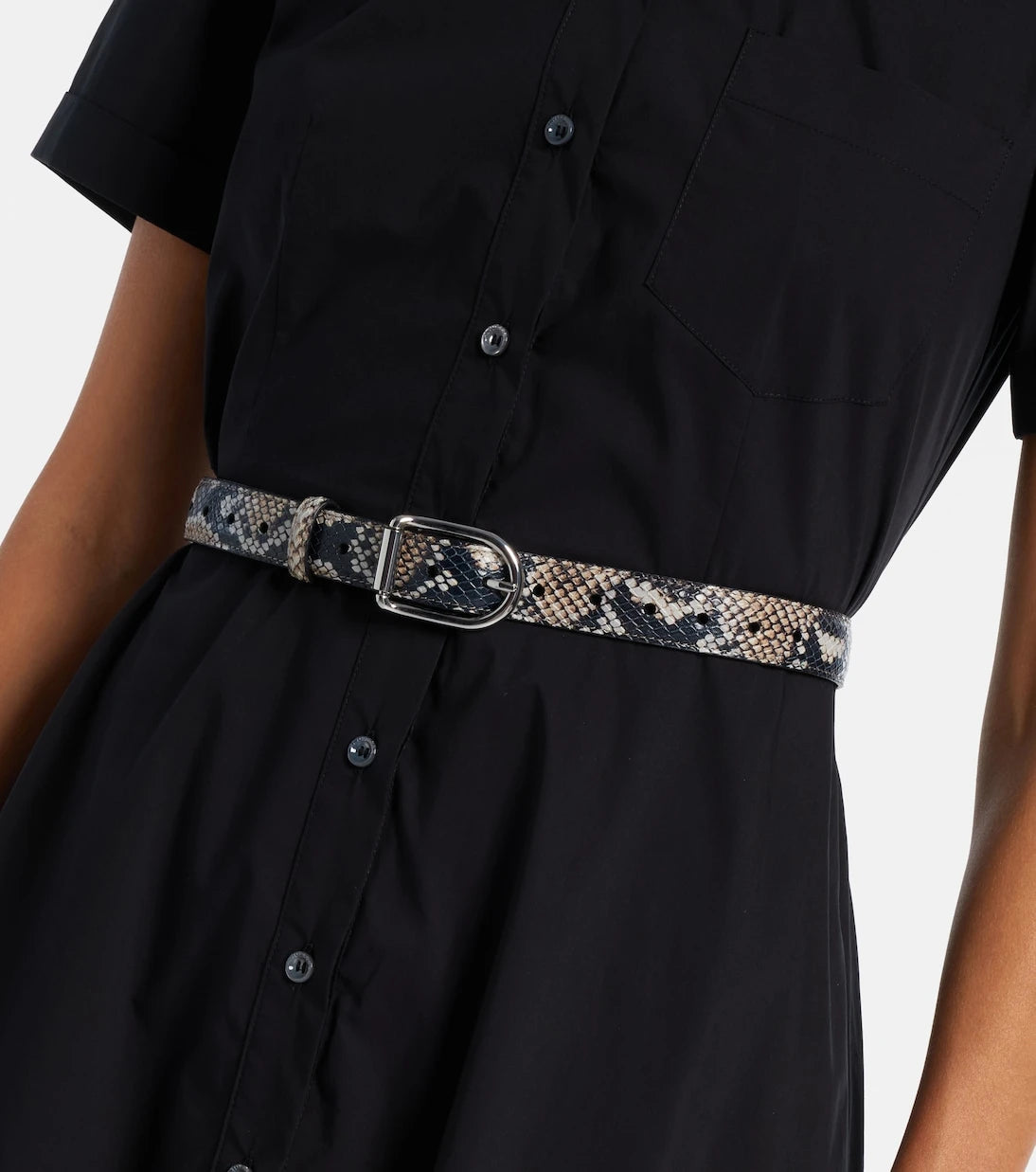 Altuzarra - Snake-effect leather belt