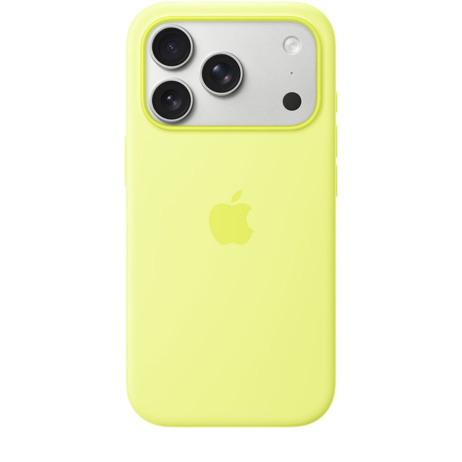 Yellow Silicone iPhone 17 Pro Max MagSafe Case