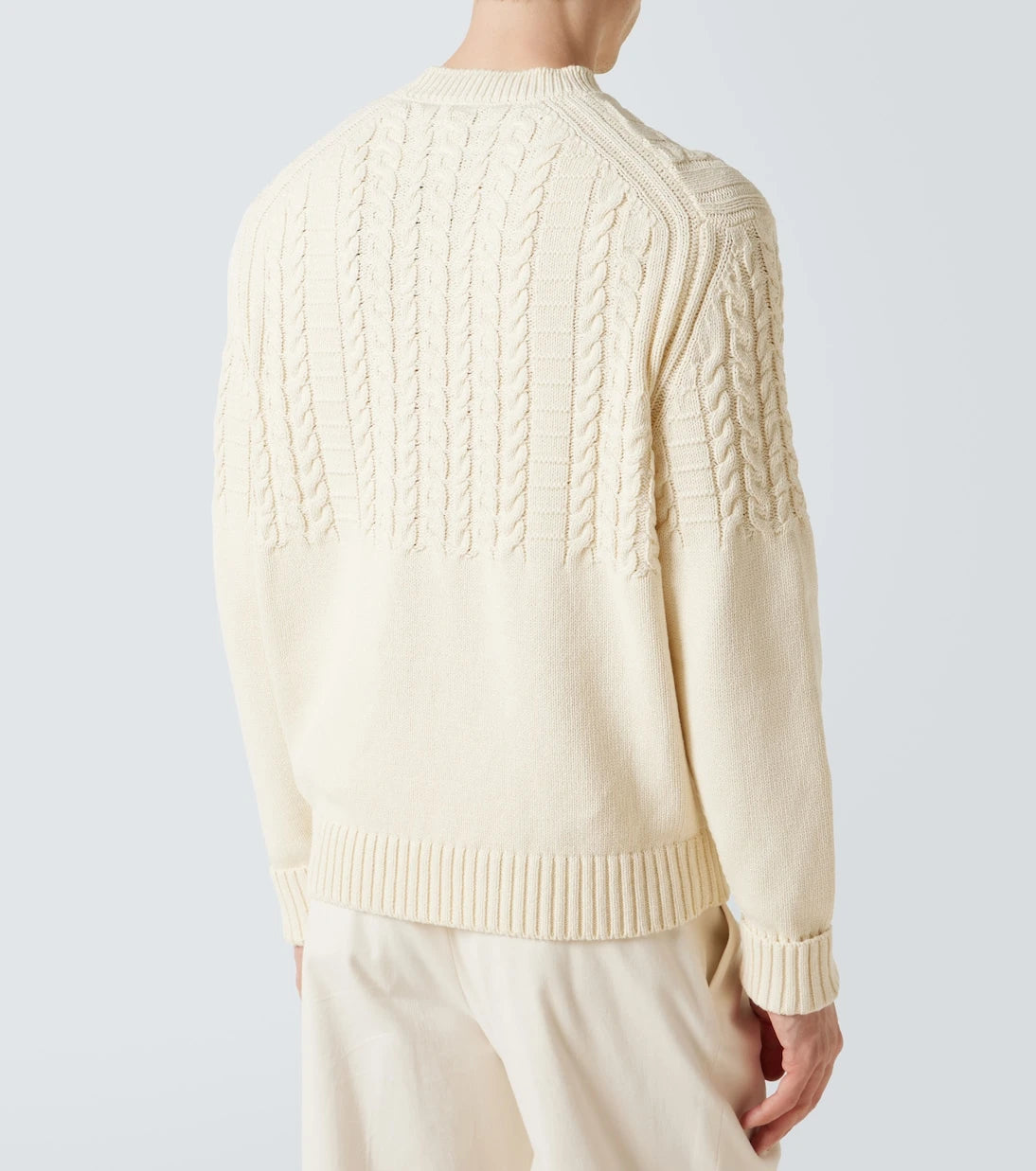 Dunhill - Cable-knit cotton sweater