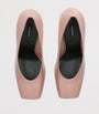 Givenchy Pink Leather Square-Toe Pumps 95