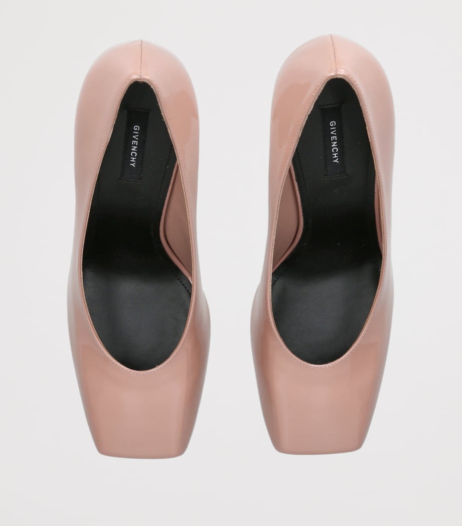 Givenchy Pink Leather Square-Toe Pumps 95