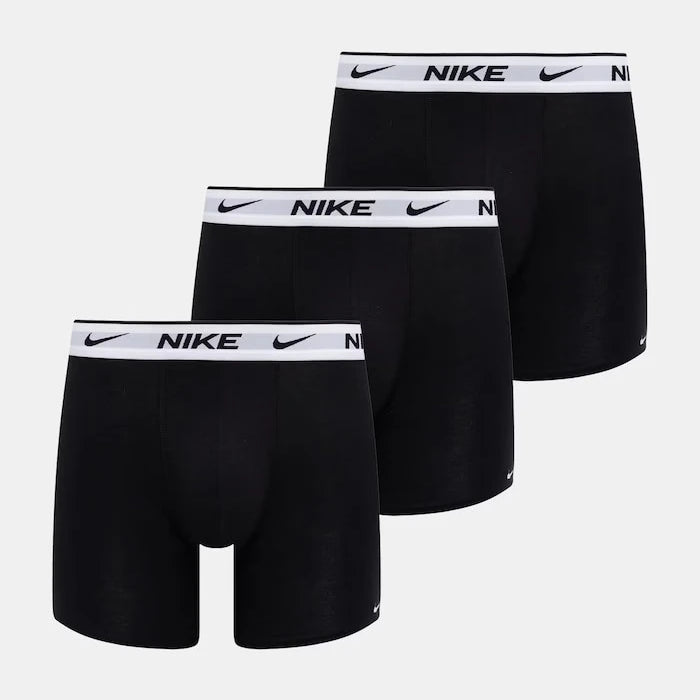 Nike pamuk ve elastanlı erkek dar boxer 3'lü paket