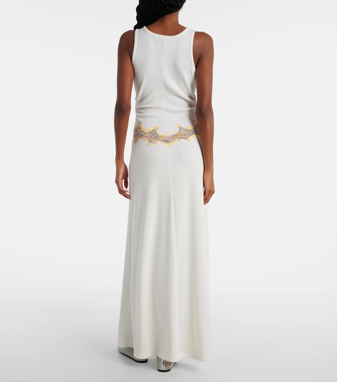 Christopher Esber - Crystal Orbit lace-trimmed maxi dress