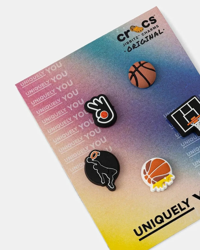 Crocs Basketball Team 5'li Çocuk Ayakkabı Süsleri