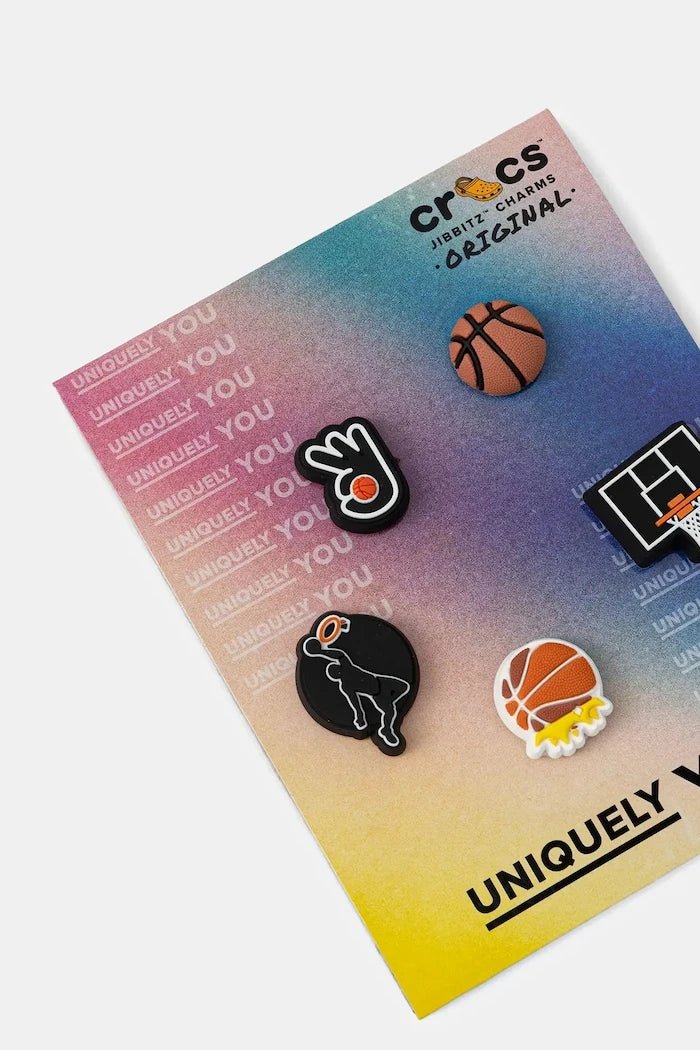 Crocs Basketball Team 5'li Çocuk Ayakkabı Süsleri