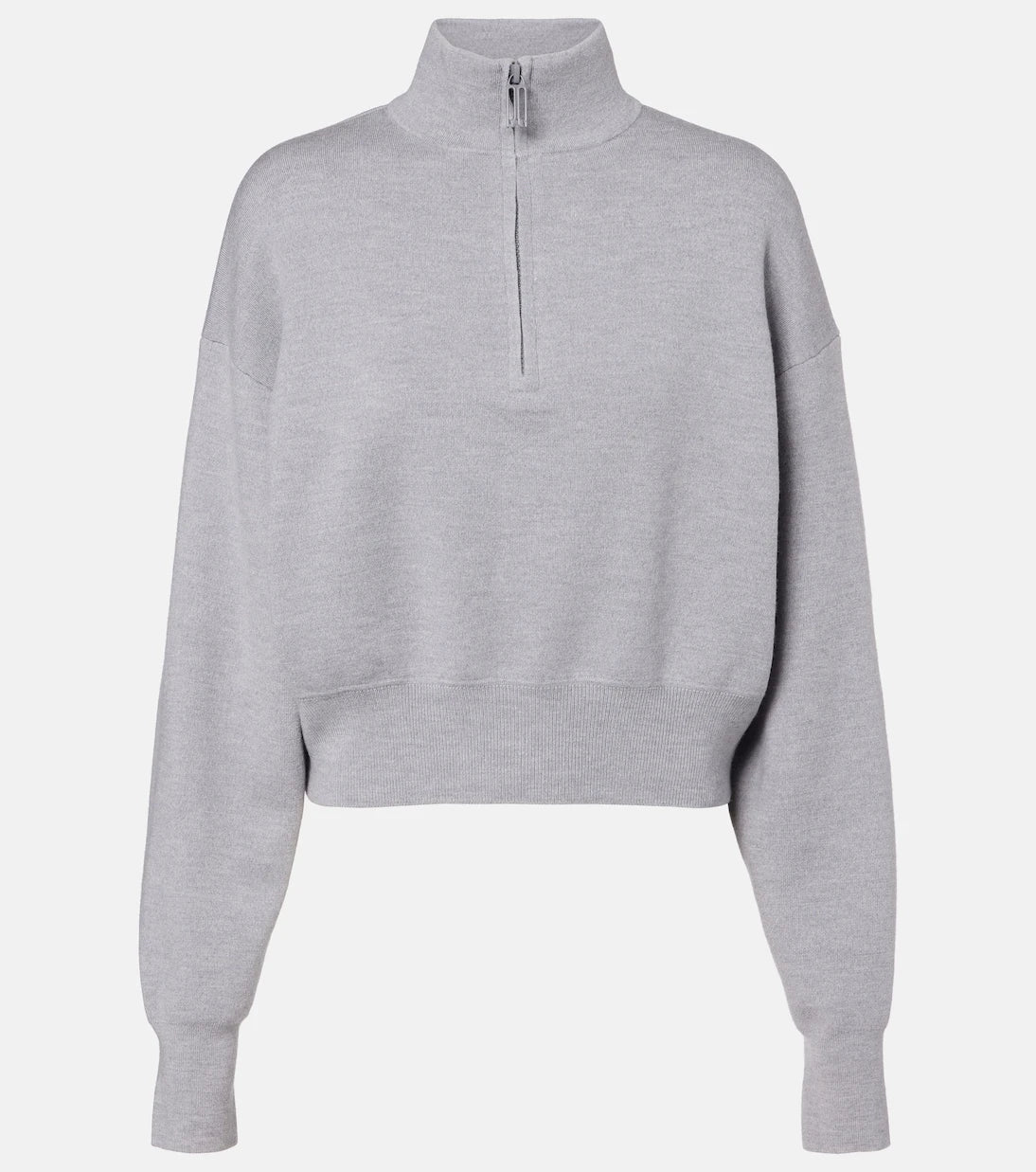 Victoria Beckham - Wool-blend half-zip sweater