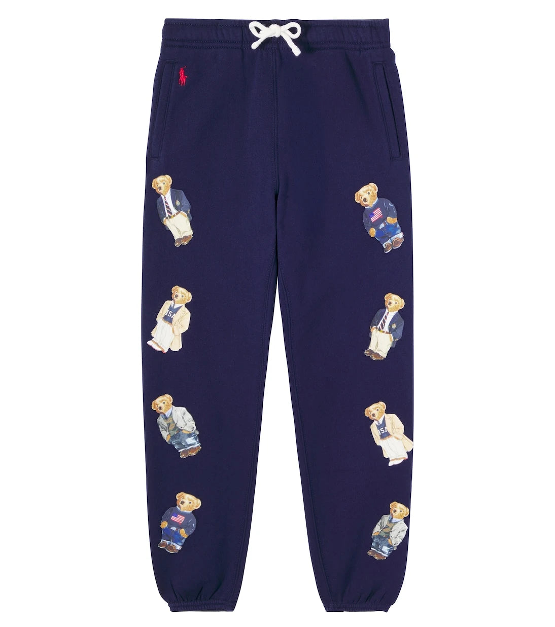 Polo Ralph Lauren Kids - بنطلون رياضي بطبعة من مزيج القطن