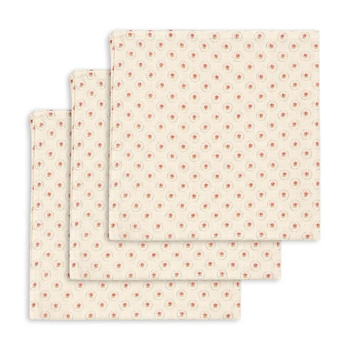 Konges Sløjd MUSLIN CLOTH GOTS Bebek Müslin Bezi (3 parça)
