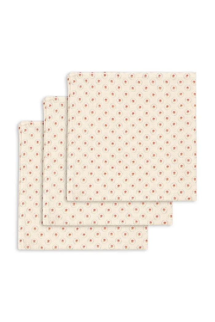 Konges Sløjd MUSLIN CLOTH GOTS Bebek Müslin Bezi (3 parça)