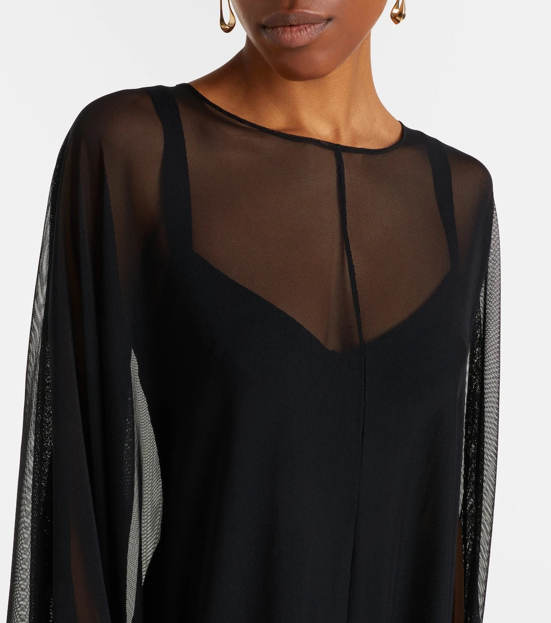 Norma Kamali - Sheer mesh kaftan