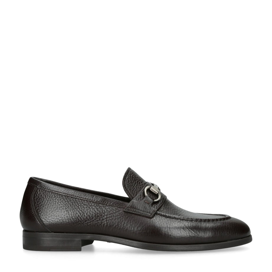 Leather Horsebit Loafers