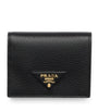 Prada Black Small Leather Wallet