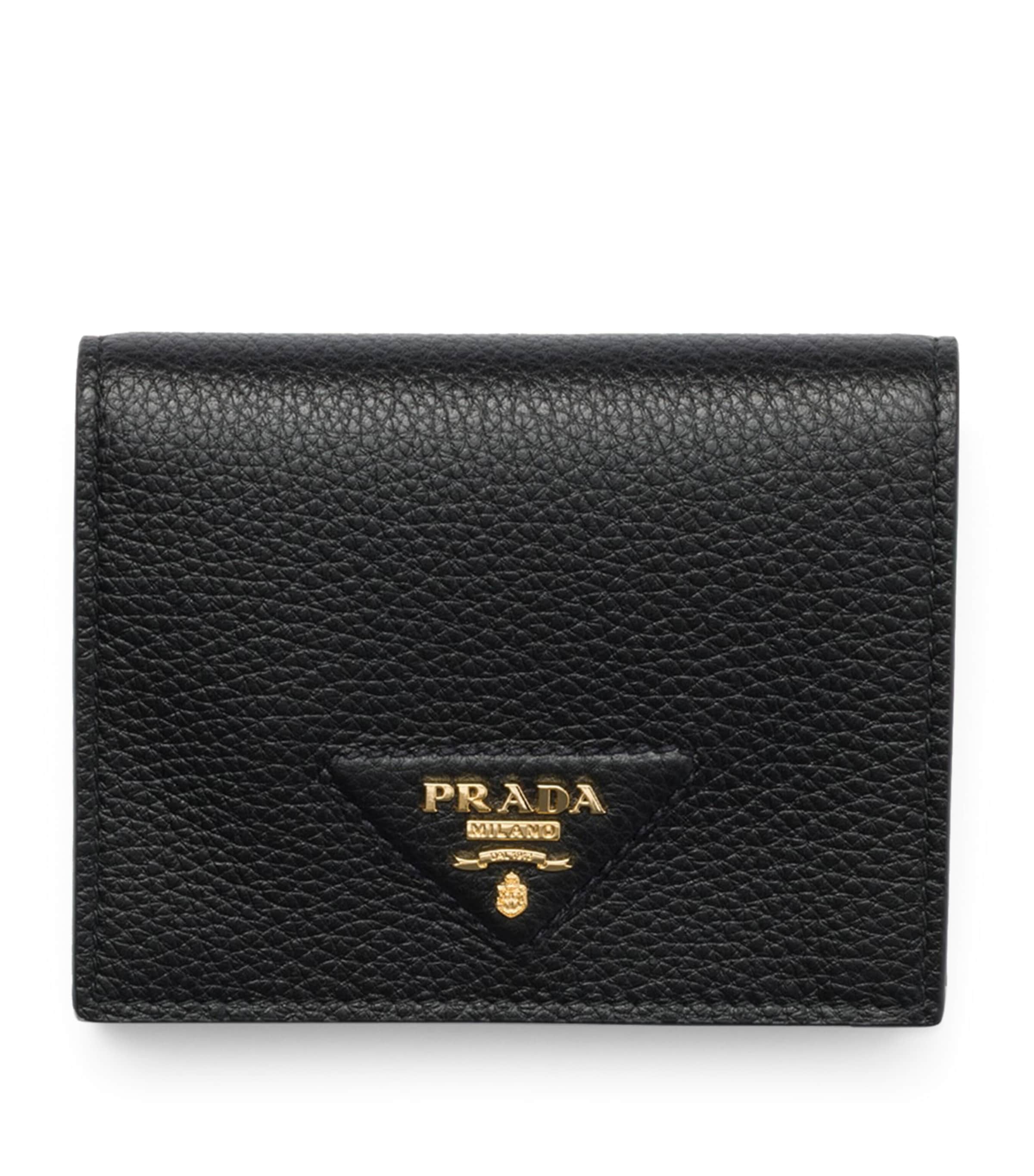 Prada Black Small Leather Wallet