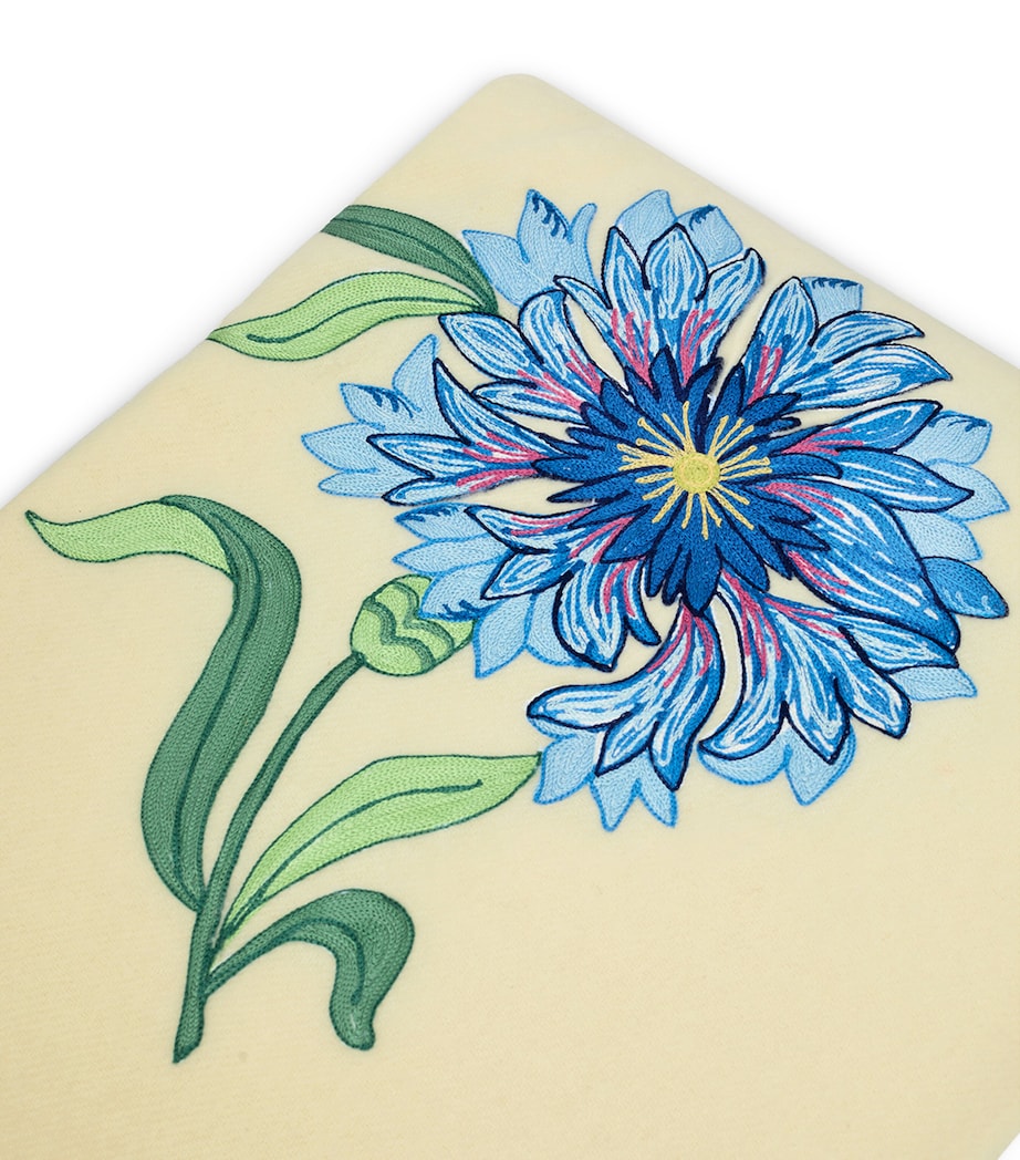 Virgin Wool Cornflower Throw (132cm × 159cm)