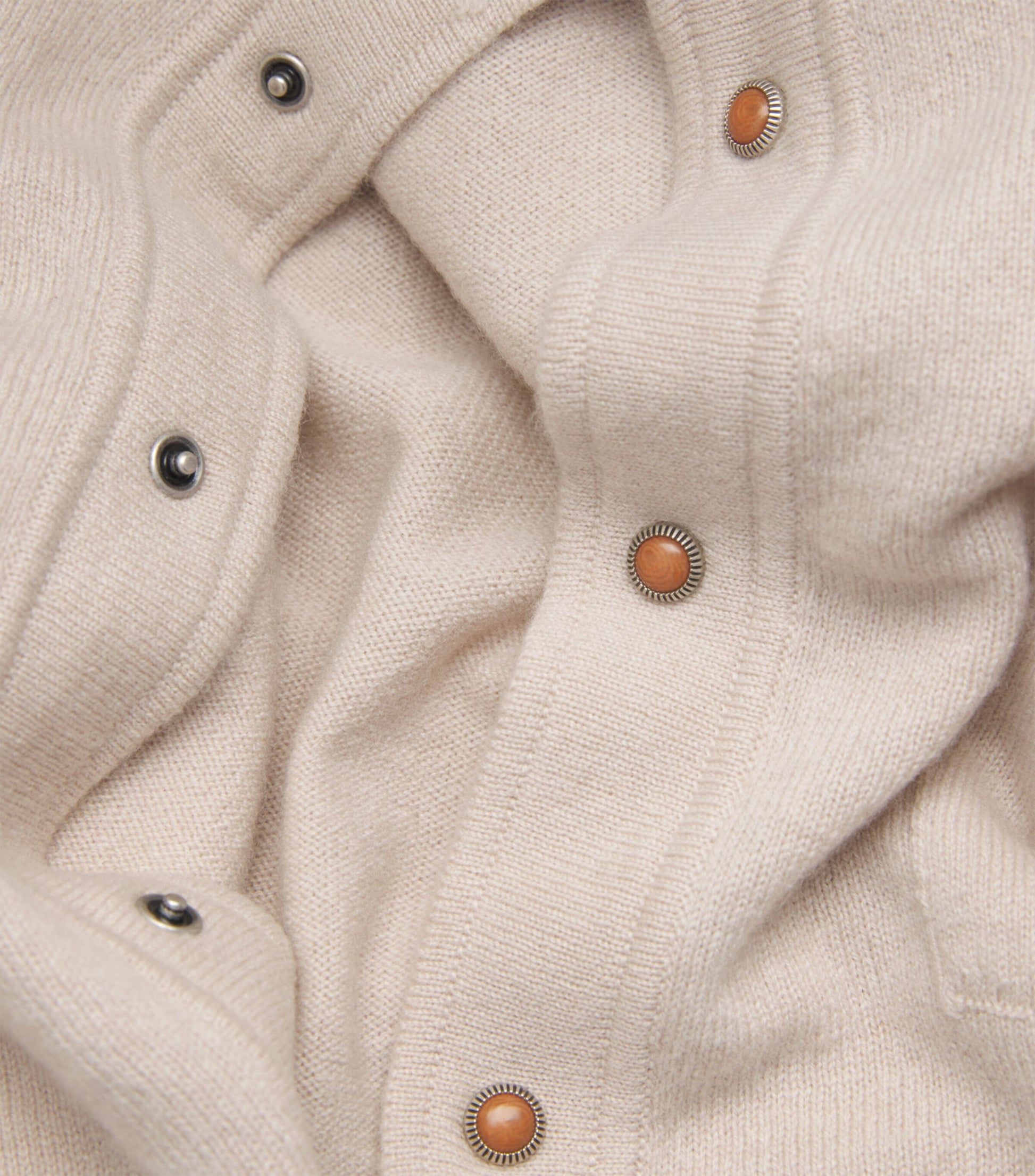 Beige Cashmere Texas Overshirt