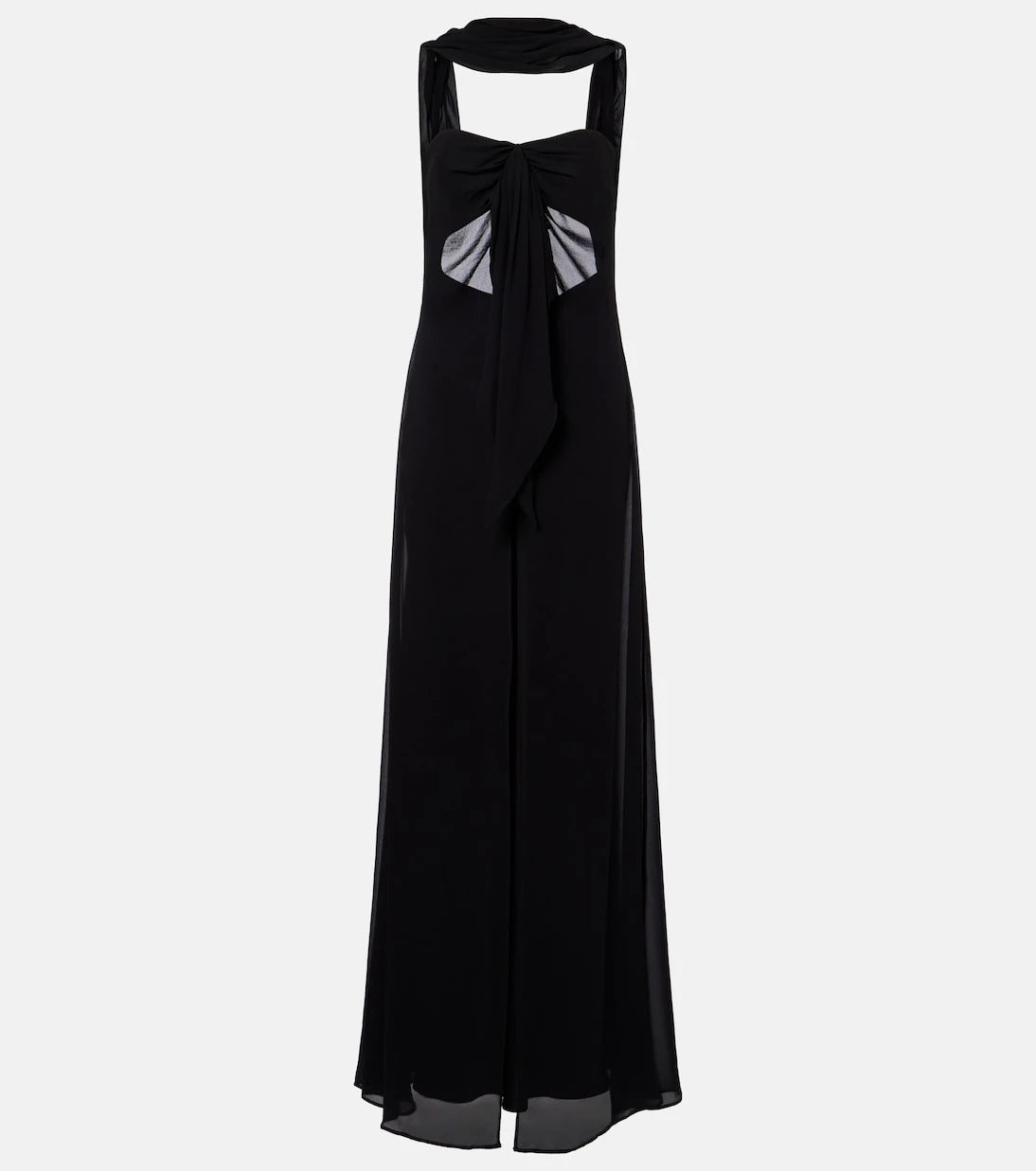 Christopher Esber - Reverse draped silk gown