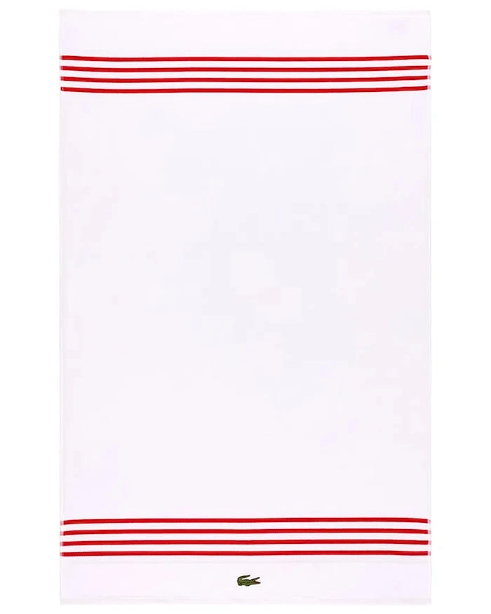 Lacoste LCOURTLI Rouge Orta Pamuklu Havlu 90 x 150 cm