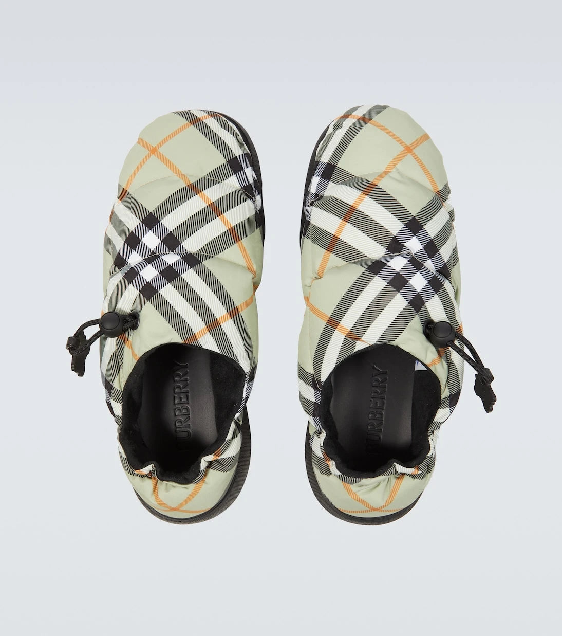 Burberry - Burberry Check quilted mules