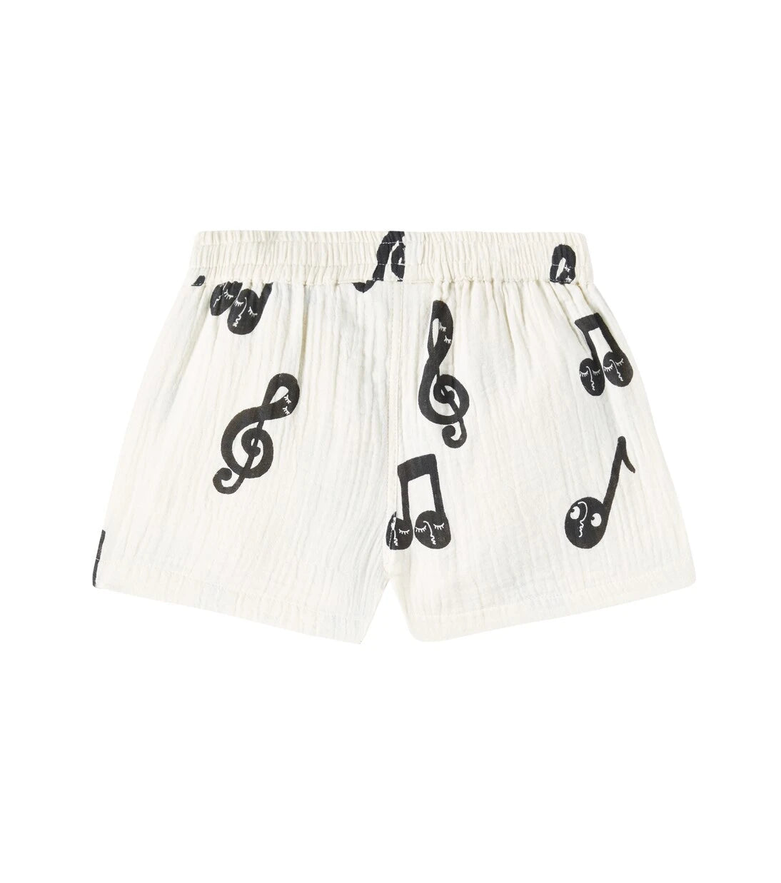 Mini Rodini - Note cotton muslin shorts